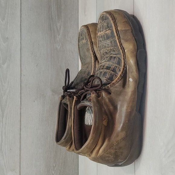 Twisted X Mens Steel Toe Moccasin Driving Shoes sz 13M - Picture 2 of 15